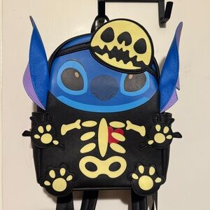 Disney Her Universe Glow in the Dark Skeleton Stitch Backpack